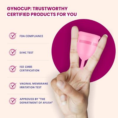 GynoCup Reusable Menstrual Cup - Ultra Soft (Small) - Intimate Care