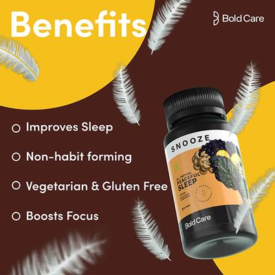 Bold Care Bliss Combo Pack (Snooze Peaceful Sleep Tablet 60's + Spark Immunity Booster Tablet 60's) - Vital Health