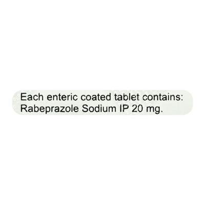 RABIFIX 20 Tablet 10's - Ulcer/Reflux/Flatulence-Aaa
