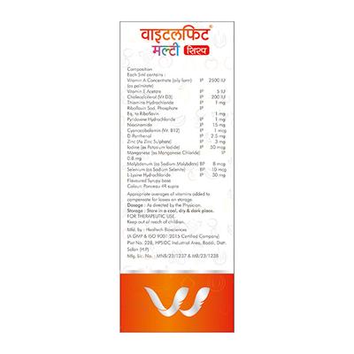 VITALFIT MULTI Syrup 200ml - Supplements-Vam