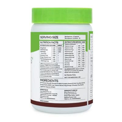 Oziva Hair Vitamins Veg Capsule 60's - Hair & Skin