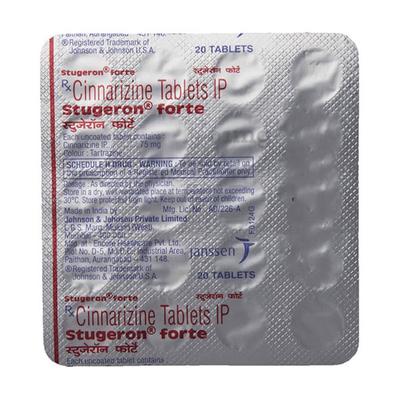 Stugeron Forte Tablet 20'S - Vertigo-Ant