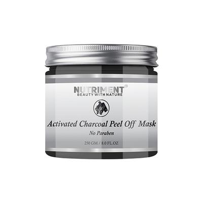 Nutriment Charcoal Peel Off Mask All Skin Type 250 gm - Masks & Peels