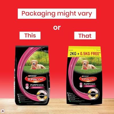 Nestle Purina Supercoat Puppy (Upto 12 Months) With Chicken Dog Food 2.5 kg - Petfood