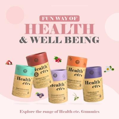 Health etc. Hair Health Gummy - Mixed Berry 30's - Hair & Skin