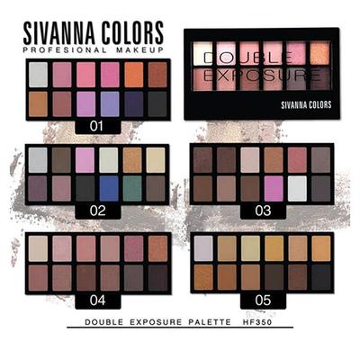 Sivanna Colors Double Exposure Eyeshadow Palette - HF350 02 20 gm - Eye Shadow Palettes