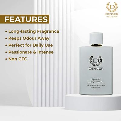 Denver Hamilton Imperial Perfume Eau De Parfum for Men Luxury Scent Fragrance 100 ml - Men Perfumes (Edt/Edp)