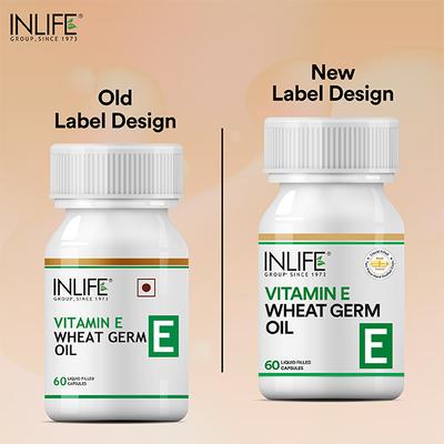 INLIFE Vitamin E Oil With Wheat Germ Oil Capsules 60's - Multi-Vitamins