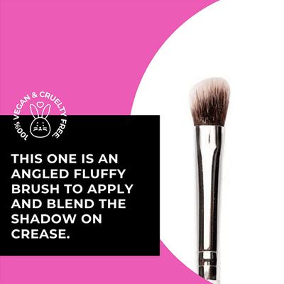 Plume P10 Angled Crease Blending Nose Contour Brush 1's - Face Brush
