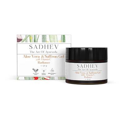 Sadhev Aloe Vera & Saffron Gel with Vitamin C 50 g - Face Moisturizers
