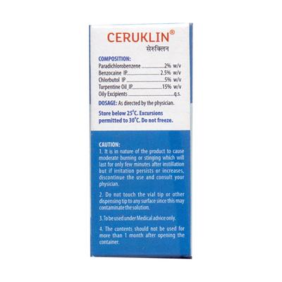 Ceruklin Ear Drops 10ml - Anaesthesia - Local-Ana