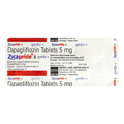 ZUCAPRIDE 5 Tablet 10's - Diabetes-Ant