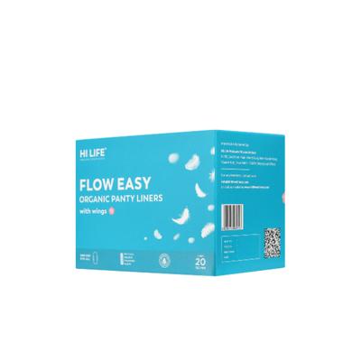 Hi Life Flow Easy Organic Panty Liners with Wings 20's - Panty Liners