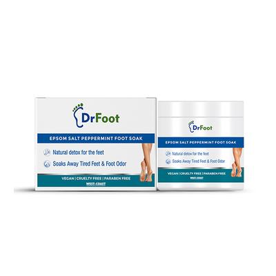 Dr Foot Epsom Salt Peppermint Foot Soak 200 gm - Foot Creams & Lotions
