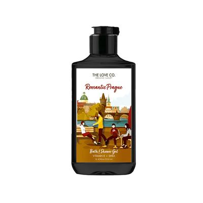The Love Co. Romantic Prague Body Wash - Body Wash For Women - Hydrating - Moisturizing Body Care - 100% Vegan - Paraben Free 250 ml - Shower Gels & Body Wash