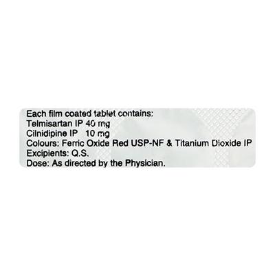 Cilny T 40Mg Tablet 10's - Hypertension-Ana
