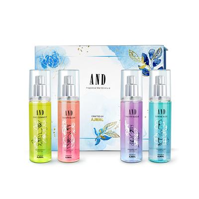 And Body Mist Gift Set for Women Fruity and Floral Long Lasting Fragrance 50 ml Each 4's - Women Perfumes (Edt/Edp)