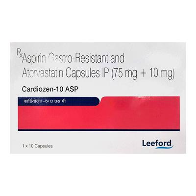 CARDIOZEN ASP 10 Capsule 10's - High Cholesterol-Dys