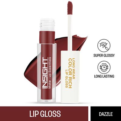 Insight Cosmetics Long Wear Color Rich Lip Gloss - Dazzle 4 ml - Lip Glosses