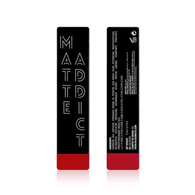 PAC Matte Addict Non Drying Intensely Pigmented Comfortable Matte 12H Wear - Red Me (5.5 ml) - Liquid Lipsticks
