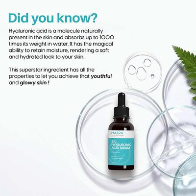 Matra 5% Hyaluronic Acid Serum for Glowing Skin 30 ml - Face Serum