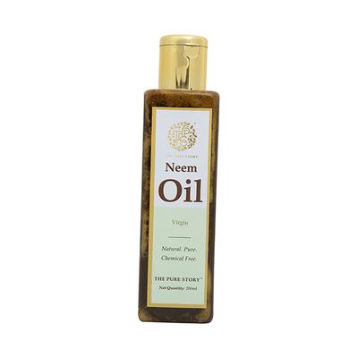The Pure Story Neem Oil 100 Percent Pure Natural Pet Hair Oils 200 ml - Hair Oils