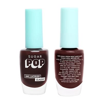 SUGAR POP Nail Lacquer 25 Red Claret 10 ml - Nail Polish