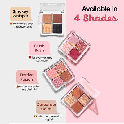 Insight Cosmetics Ready Set Glam Eyeshadow Palette Festive Fusion 11 gm - Eye Shadow Palettes