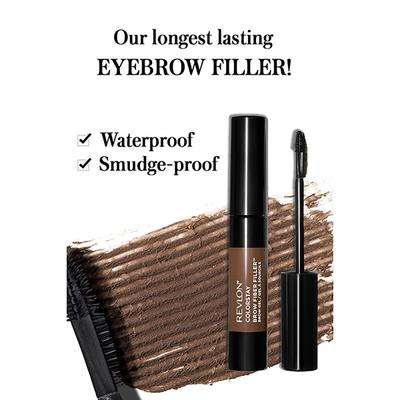 Revlon Colorstay Brow Fiber Filler Gel - Medium Brown 6.8 ml - Eyebrow Pencils & Enhancers