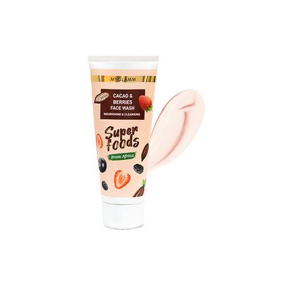 MyGlamm Super Foods Cacao & Berries Face Wash 100 ml - Face Washes