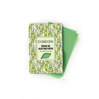 Basicare Facial Oil Blotting Paper,Green Tea, (pack of 200) 1's - Facial Wipes & Tissues