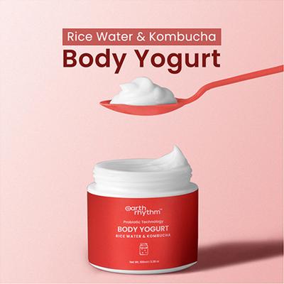 Earth Rhythm Rice Water & Kombucha Body Yogurt 100 gm - Body Butter