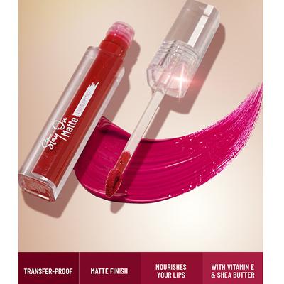 Swiss Beauty Stay On Matte Liquid Lipstick-Smokey Maroon 2 gm - Liquid Lipsticks