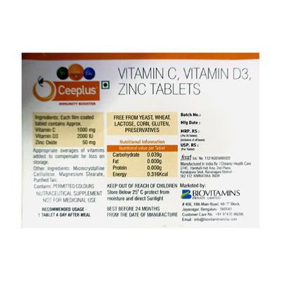CEEPLUS Tablet 10's - Supplements-Vam