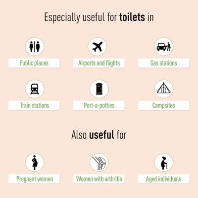 Peebuddy Ladies Stand and Pee Disposable Urination Funnel 10's - Intimate Care