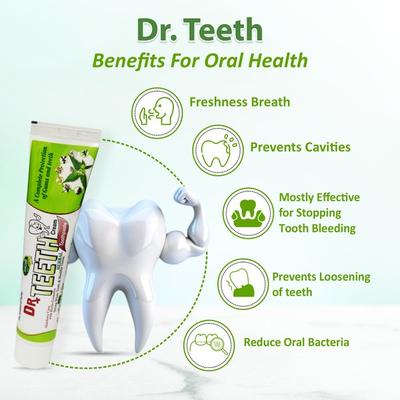 Swadeshi Dr.Teeth Cream Herbal Toothpaste 100 gm - Toothpaste