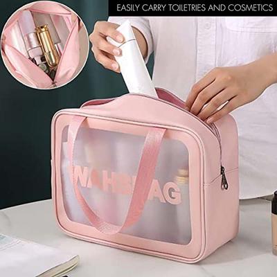 Allure Washable Cosmetic Large Bag Color Pink 1's - Makeup Bags & Cases