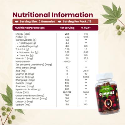 Ericare Hair And Nail Pro+ Gummies 30 s - General Health
