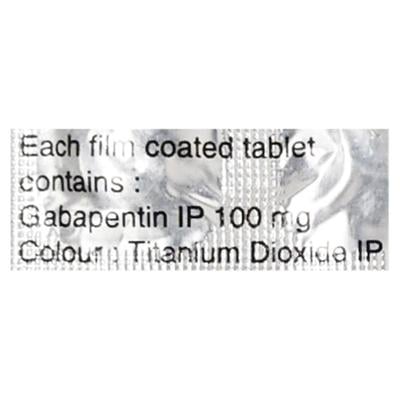 Gabapin 100mg Tablet 15'S - Epilepsy/Convulsion-Ant
