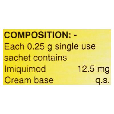 Imiquad 12.5mg Cream 3X0.25gm - Warts/Calluses/Other Skin Lesion-Ker