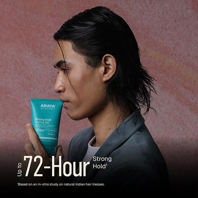 Arata Natural Hair Gel for Styling, Shaping and Strong Hold 150ml - Hair Gels & Waxes