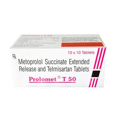 PROLOMET T 50 Tablet 10's - Hypertension-Ang