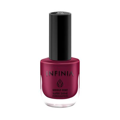 Infinia Wine Single Coat Nail Polish Deep Wine 050 12 ml - Nail Polish