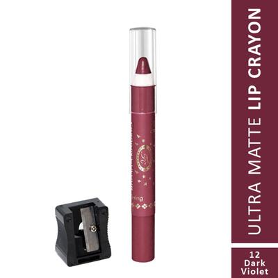 Fashion Colour Lip Crayon, Waterproof, Long Lasting, 12 Dark Violet 2.8 gm - Lip Crayons