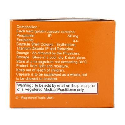 Pbren 50mg Capsule 10'S - Neuropathic Pain-Dru