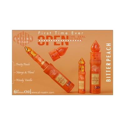 EFTINA Bitter Peach Alcohol Free Attar Roll On 6 ml - Perfumes (Edt/Edp)
