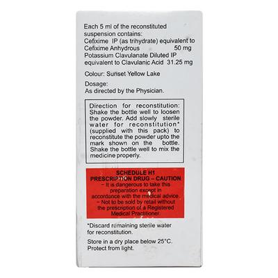 Cefolac CV 50mg Oral Suspension 30ml - Bacterial Infections-Cep