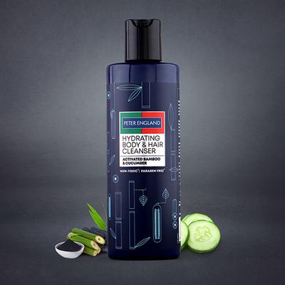 Peter England Hydrating Body & Hair Cleanser 250 ml - Shower Gels & Body Wash