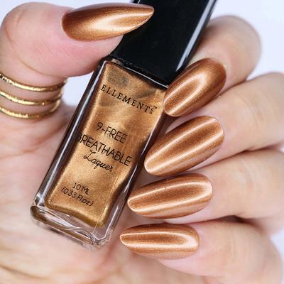 Ellement Co. Vegan Nail Lacquer - Copper, 10ml - Nail Polish