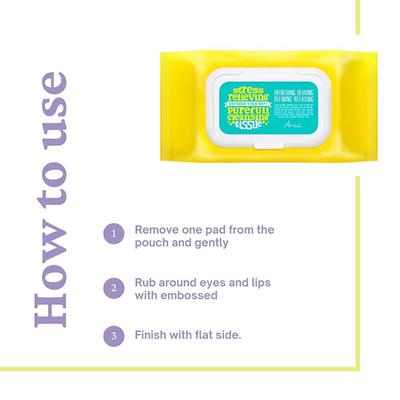 Ariul Stress Relieving Purefull Cleansing Tissue 80 Sheets 430 ml - Facial Wipes & Tissues